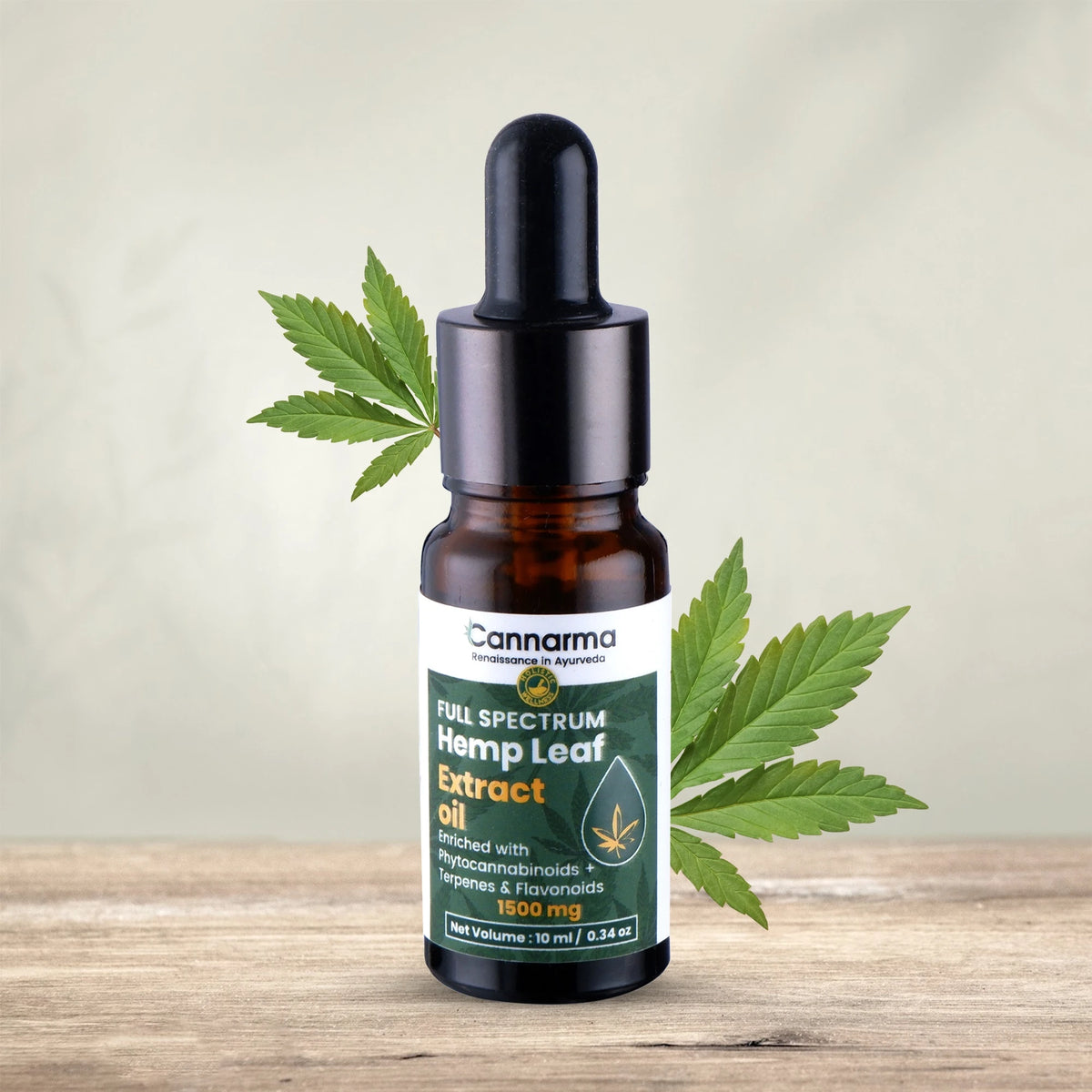 full-spectrum-hemp-leaf-extract-oil-bottle-leaves-background