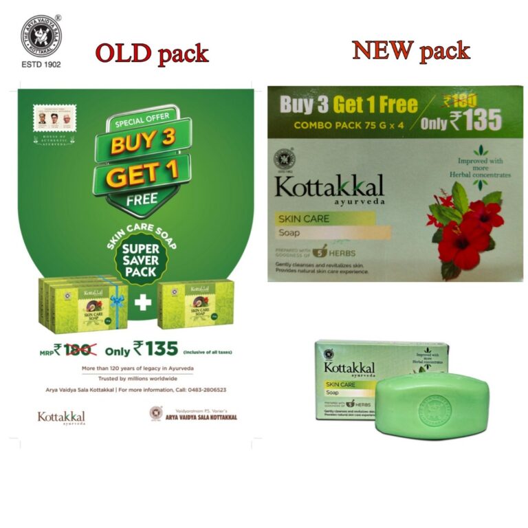 Kottakkal Ayurveda Skin Care Soap (3+1)